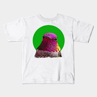 Pink hummingbird Kids T-Shirt